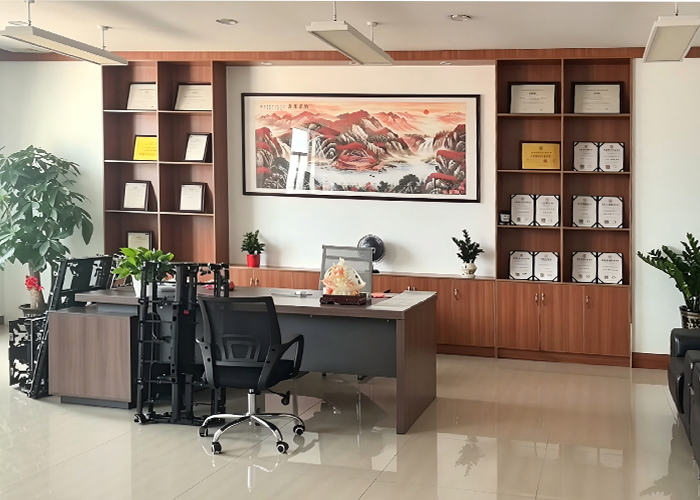 factory office interior,led enterprise showroom
