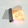 LED Flexible Crystal Film Screen Curved Bendable Transparent Film LED Display Wall