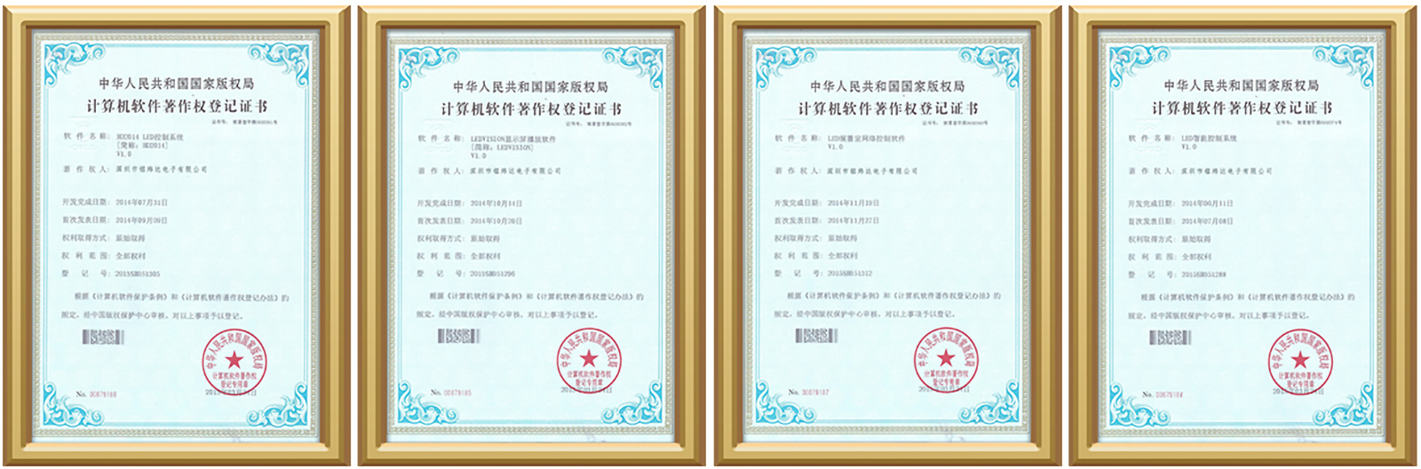  led display certificate