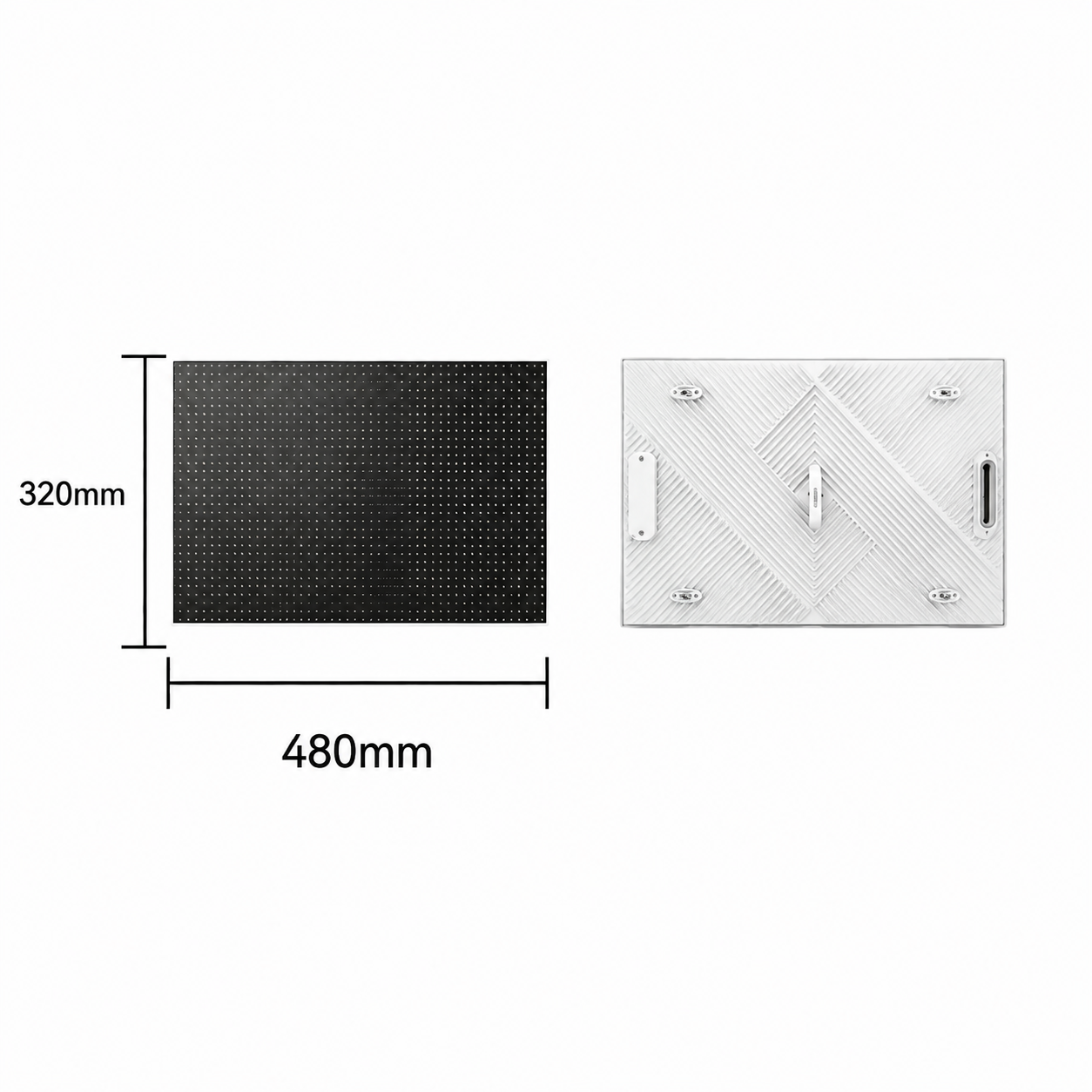 Aluminum Profile Outdoor LED Screen Lightweight Frame Fixed Outdoor Display Screen
