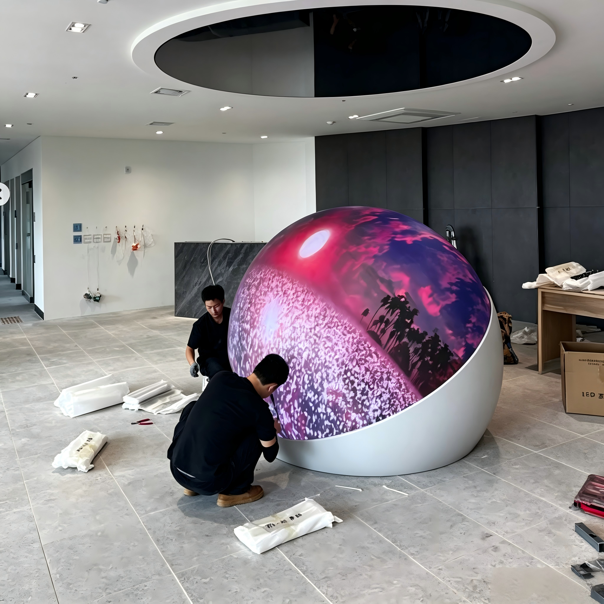 Spherical LED Display Screen
