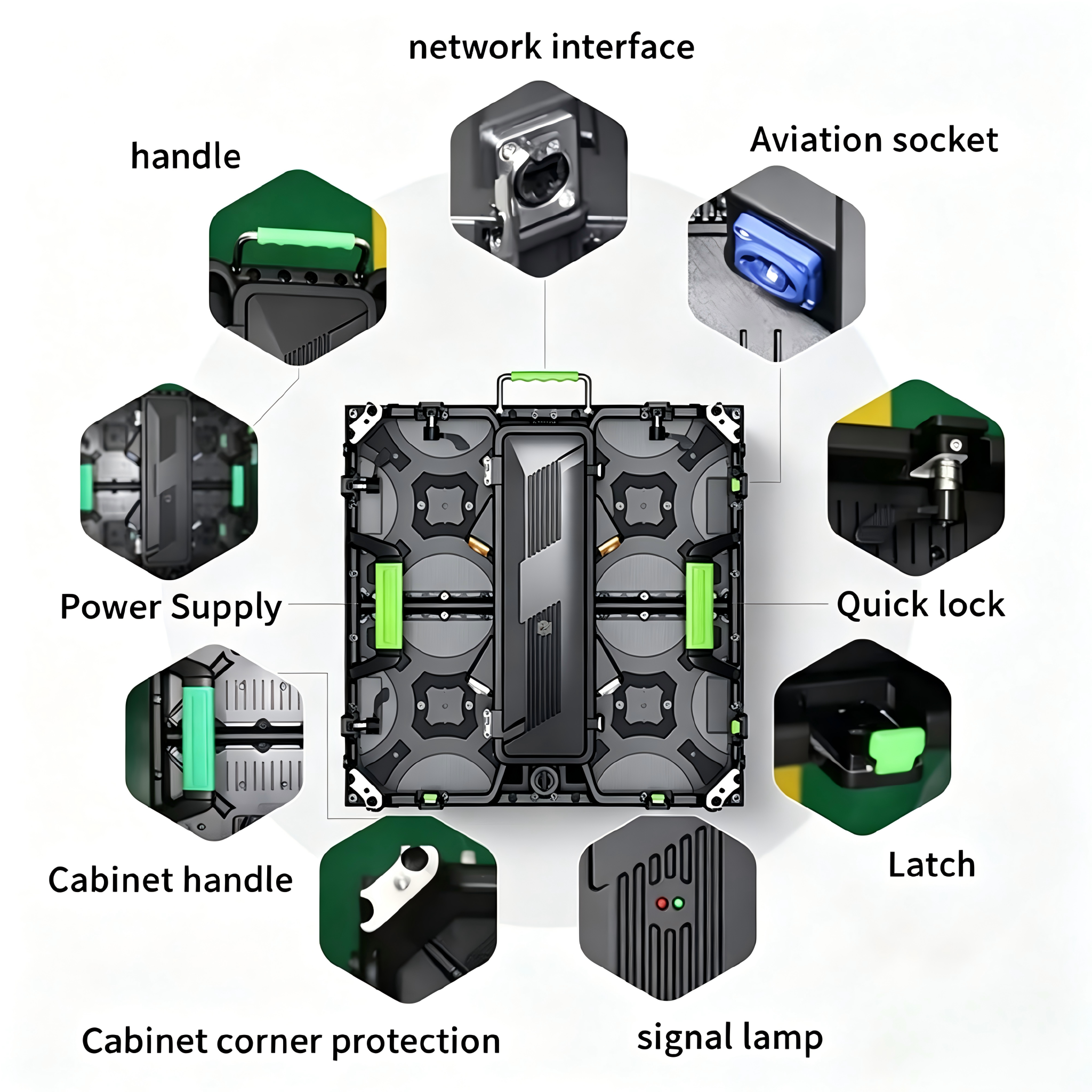 Soft Connection Indoor Rental LED