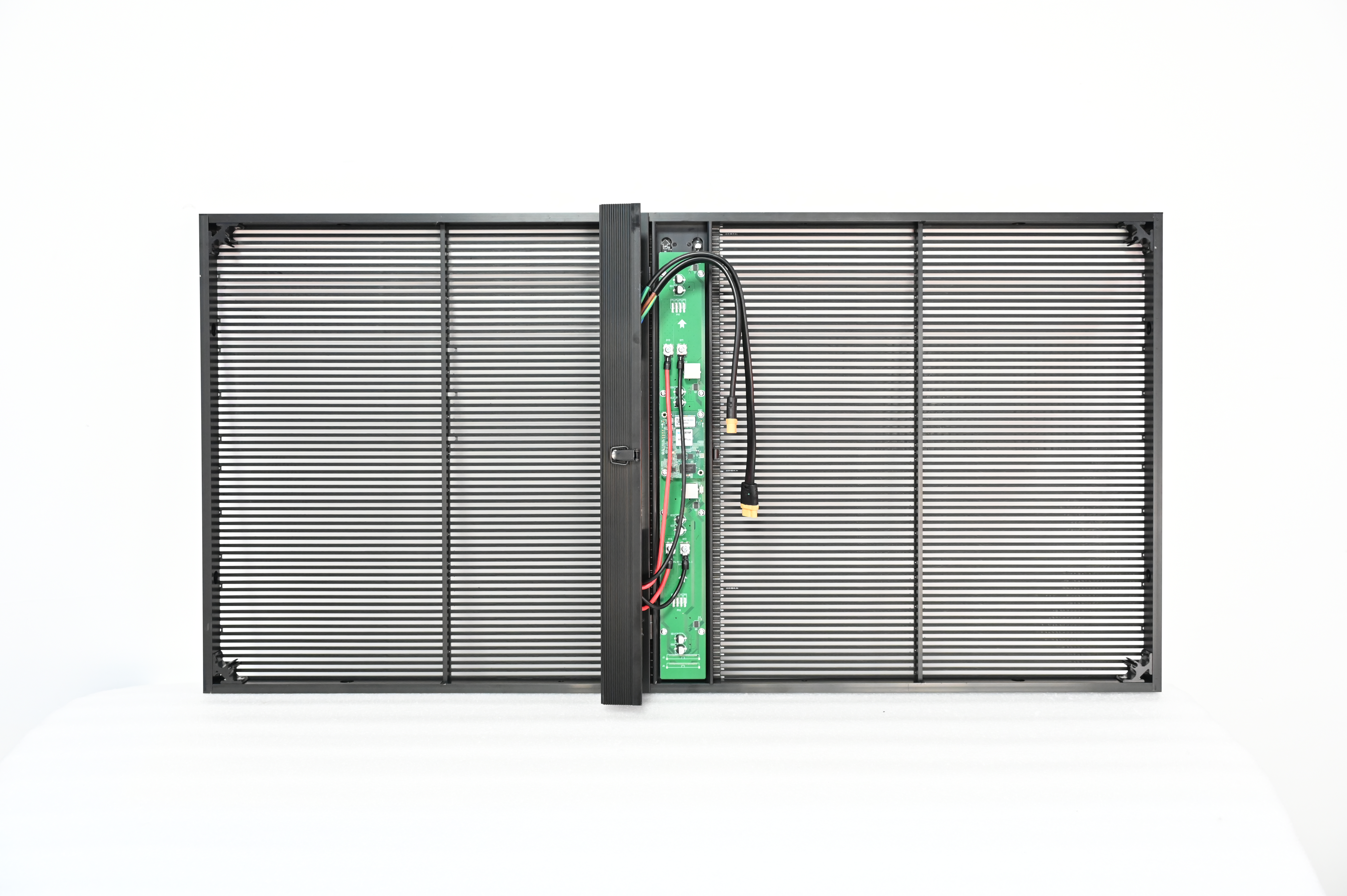 Fixed LED Grid Transparent Screen Indoor Building Facade Fixed LED Screen