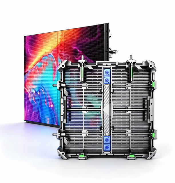 Rental LED Grid Transparent Screen Stage Quick-install Hollow Ice Display Screen
