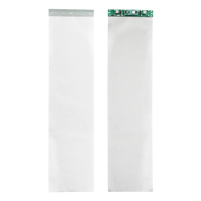 LED Flexible Crystal Film Screen Curved Bendable Transparent Film LED Display Wall