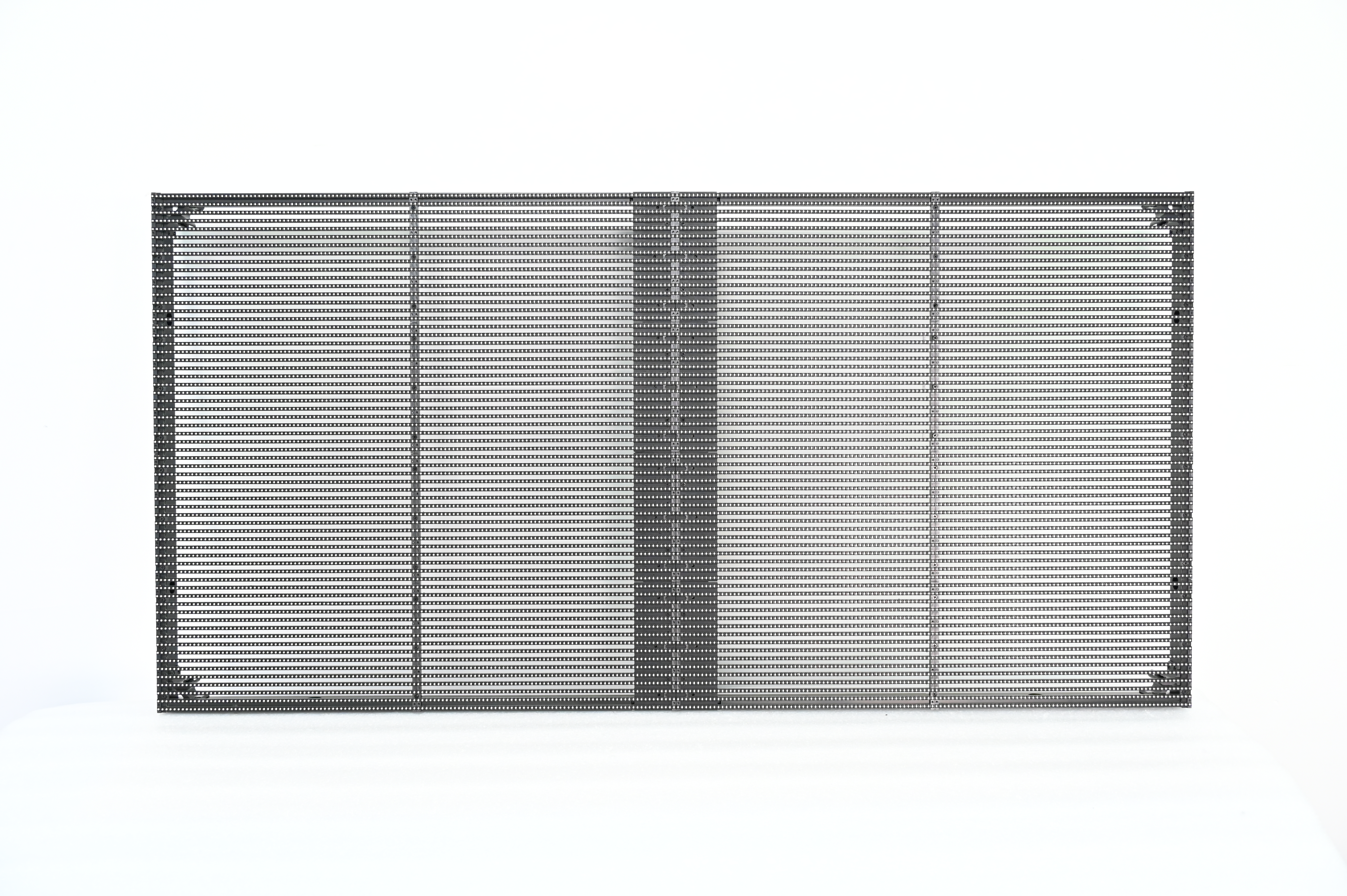 Fixed LED Grid Transparent Screen Indoor Building Facade Fixed LED Screen